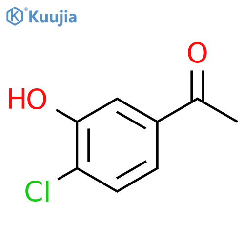 1-(4-Chloro-3-hydroxyphenyl)ethanone structure