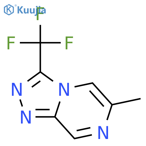 1,2,4-TRIAZOLO[4,3-A]PYRAZINE, 6-METHYL-3-(TRIFLUOROMETHYL)- structure