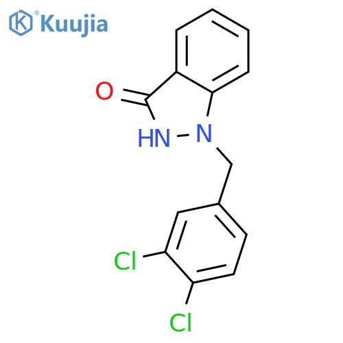 3H-Indazol-3-one, 1-[(3,4-dichlorophenyl)methyl]-1,2-dihydro- structure