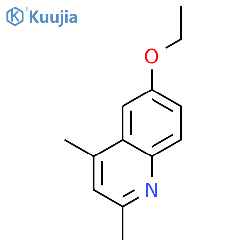 6-Ethoxy-2,4-dimethylquinoline structure