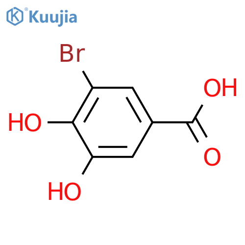 Benzoic acid,3-bromo-4,5-dihydroxy- structure