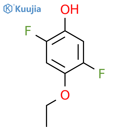 Phenol, 4-ethoxy-2,5-difluoro- structure