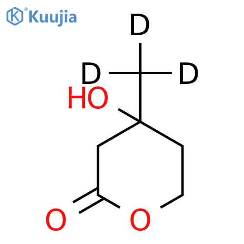 D,L-Mevalonic Acid Lactone-d3 structure