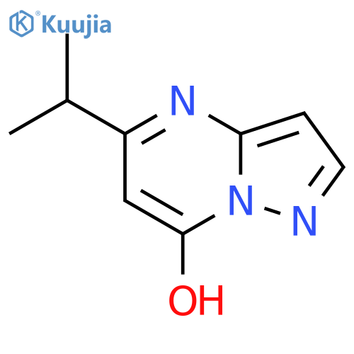 Pyrazolo[1,5-a]pyrimidin-7-ol, 5-(1-methylethyl)- structure