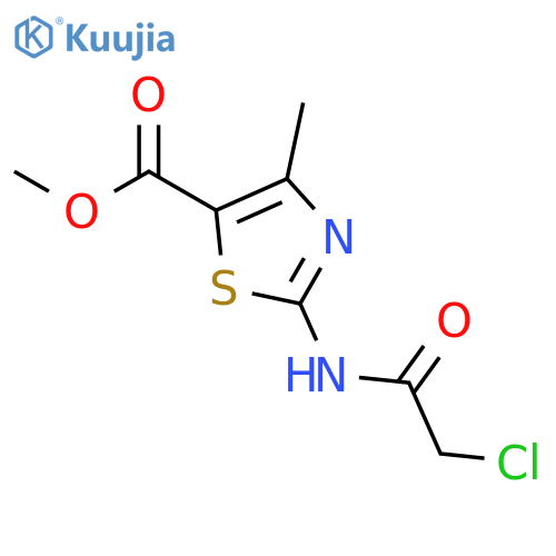 Methyl 2-(Chloroacetyl)amino-4-methyl-1,3-thiazole-5-carboxylate structure