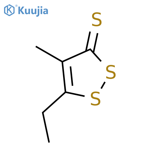 3H-1,2-DITHIOLE-3-THIONE, 5-ETHYL-4-METHYL- structure
