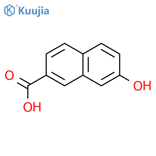 7-hydroxynaphthalene-2-carboxylic acid structure