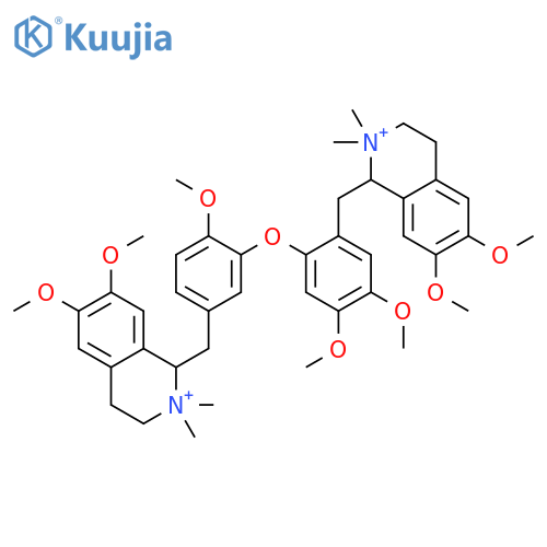 1-[[3-[2-[(6,7-dimethoxy-2,2-dimethyl-3,4-dihydro-1h-isoquinolin-2-ium-1-yl)methyl]-4,5-dimethoxyphenoxy]-4-methoxyphenyl]methyl]-6,7-dimethoxy-2,2-dimethyl-3,4-dihydro-1h-isoquinolin-2-ium structure