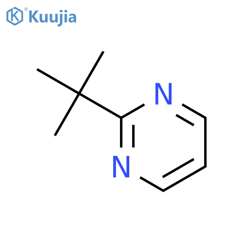 Pyrimidine,2-(1,1-dimethylethyl)- structure