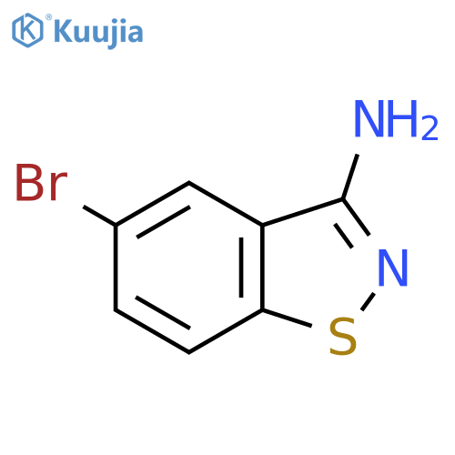 5-BromobenzoDisothiazol-3-amine structure