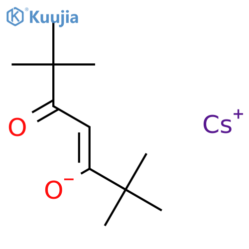 2,2,6,6-Tetramethyl-3,5-heptanedionato cesium [Cs(TMHD)] structure