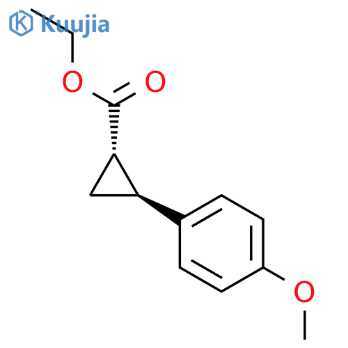trans-Ethyl 2-(4-Methoxyphenyl)cyclopropanecarboxylate structure