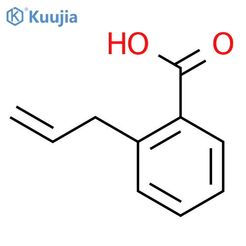 Benzoicacid, 2-(2-propen-1-yl)- structure