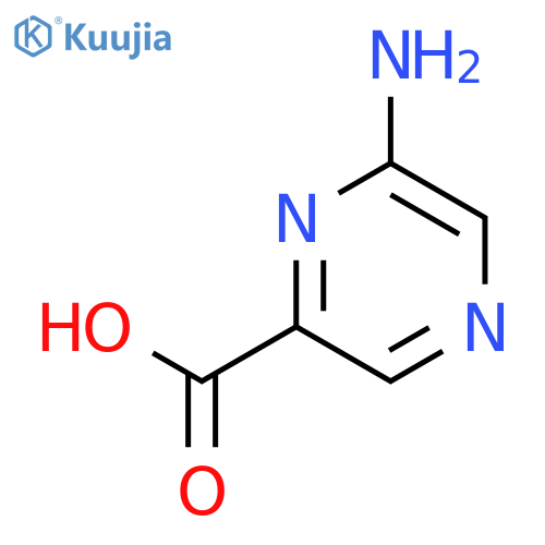 6-Aminopyrazine-2-carboxylic acid structure