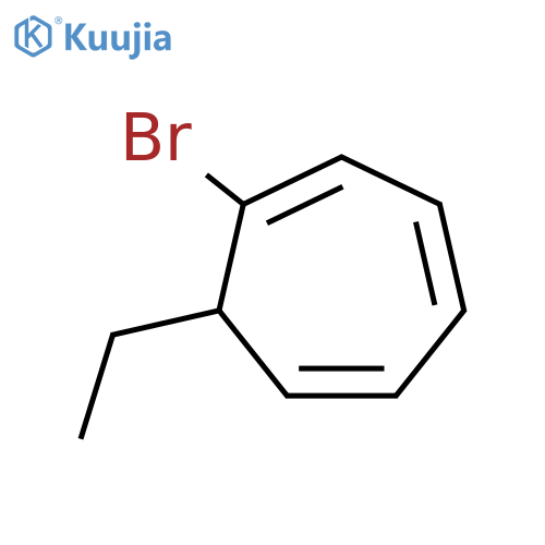 1,3,5-Cycloheptatriene, bromo-7-ethyl- structure