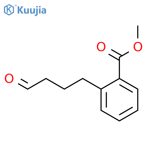 methyl 2-(4-oxobutyl)benzoate structure
