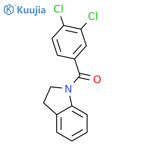 (3,4-Dichlorophenyl)(indolin-1-yl)methanone structure