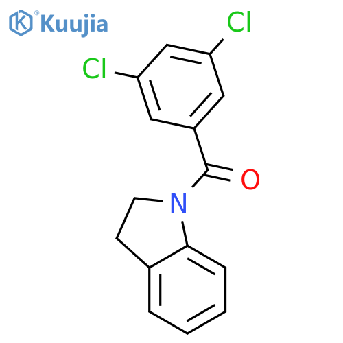 (3,5-Dichlorophenyl)(indolin-1-yl)methanone structure