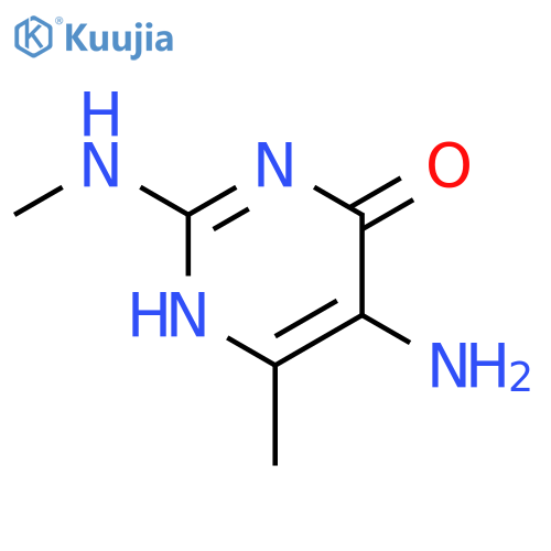 4(1H)-Pyrimidinone, 5-amino-6-methyl-2-(methylamino)- structure
