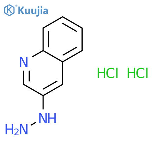 Quinolin-3-yl-hydrazine Dihydrochloride structure