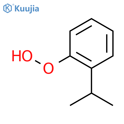 Hydroperoxide, 2-(1-methylethyl)phenyl structure