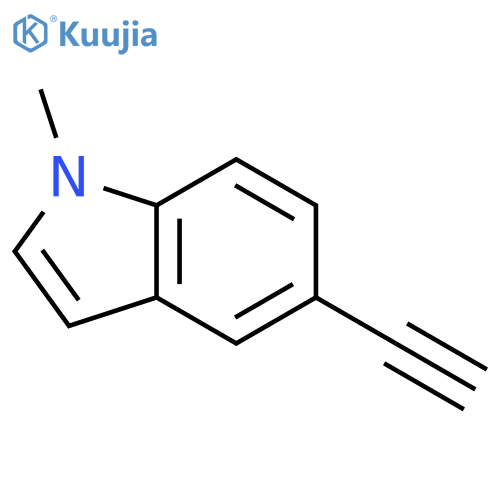 5-ethynyl-1-methyl-1H-indole structure