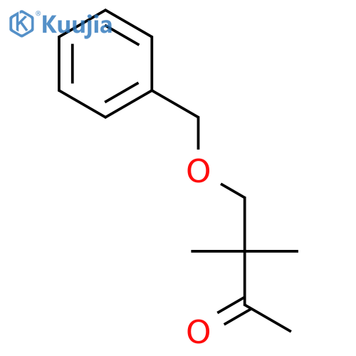 2-Butanone, 3,3-dimethyl-4-(phenylmethoxy)- structure