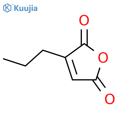 2,5-Furandione, 3-propyl- structure