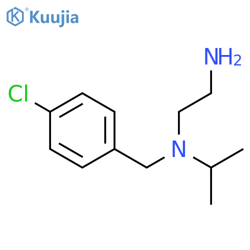 1,2-Ethanediamine, N-[(4-chlorophenyl)methyl]-N-(1-methylethyl)- structure