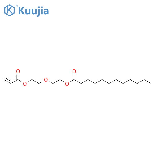 Dodecanoic acid, 2-[2-[(1-oxo-2-propenyl)oxy]ethoxy]ethyl ester structure