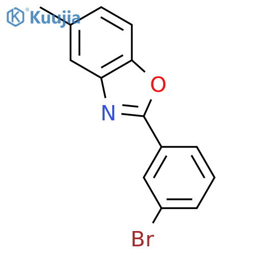 Benzoxazole, 2-(3-bromophenyl)-5-methyl- structure