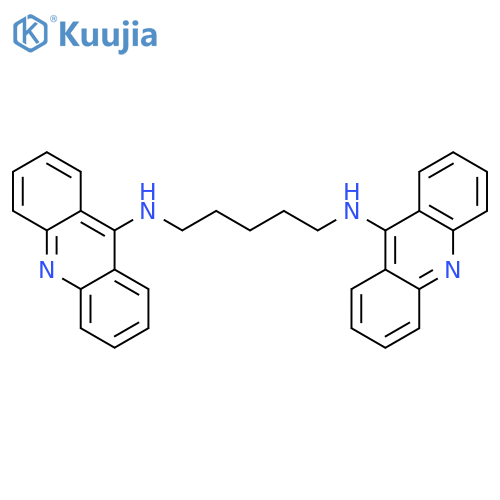 N,N''-di(acridin-9-yl)pentane-1,5-diamine structure