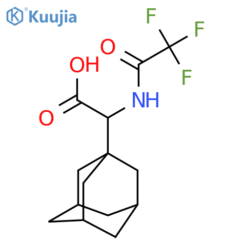 2-(Adamantan-1-yl)-2-(2,2,2-trifluoroacetamido)acetic acid structure