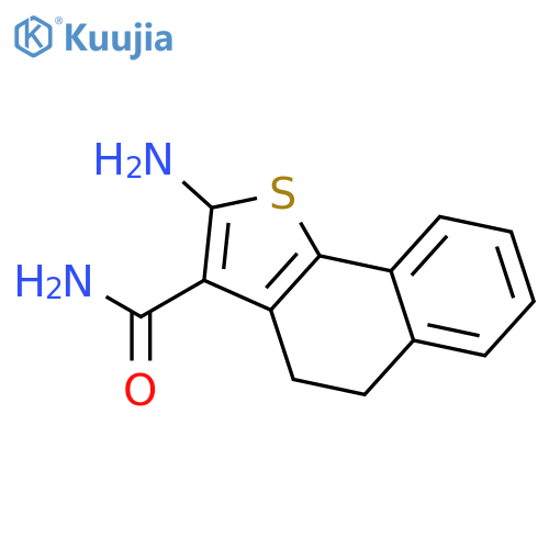 Naphtho[1,2-b]thiophene-3-carboxamide, 2-amino-4,5-dihydro- structure