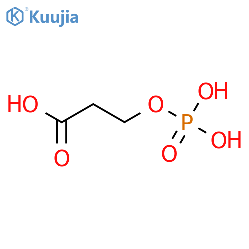 Propanoic acid, 3-(phosphonooxy)- structure