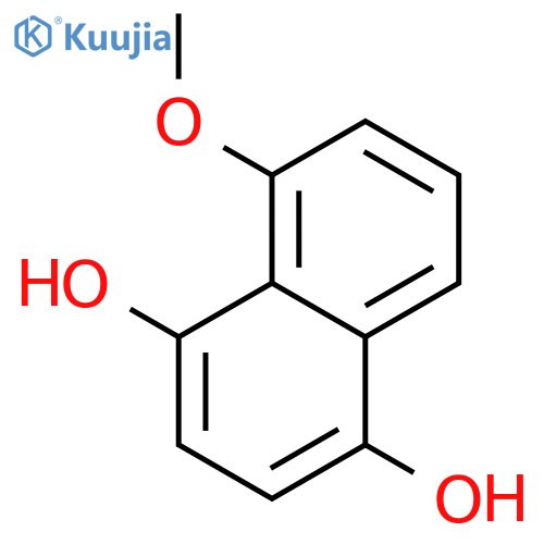 1,4-Naphthalenediol, 5-methoxy- structure