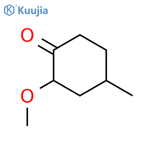 Cyclohexanone, 2-methoxy-4-methyl- structure