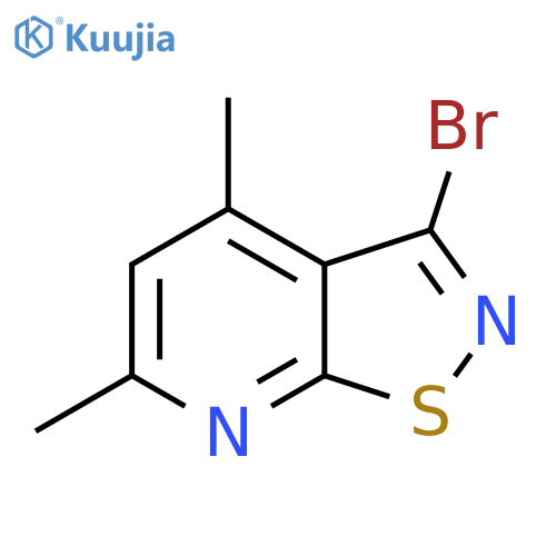 3-Bromo-4,6-dimethylisothiazolo5,4-bpyridine structure