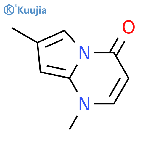 Pyrrolo[1,2-a]pyrimidin-4(1H)-one, 1,7-dimethyl- structure