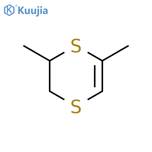 1,4-Dithiin, 2,3-dihydro-2,6-dimethyl- structure