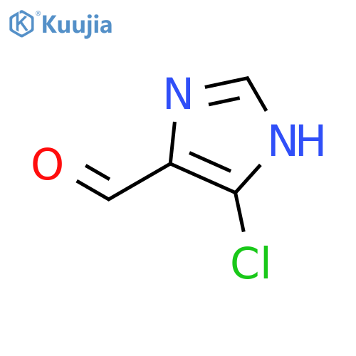 1H-Imidazole-4-carboxaldehyde, 5-chloro- structure