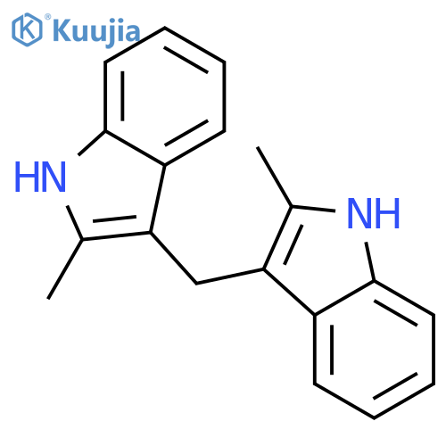 1H-Indole,3,3'-methylenebis[2-methyl- structure