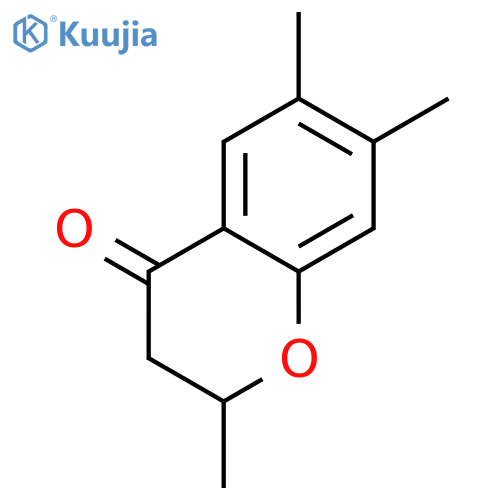 4H-1-Benzopyran-4-one, 2,3-dihydro-2,6,7-trimethyl- structure