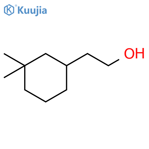 CYCLOHEXANEETHANOL, 3,3-DIMETHYL- structure