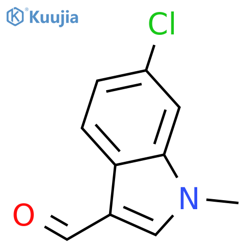 6-chloro-1-methyl-1H-indole-3-carbaldehyde structure