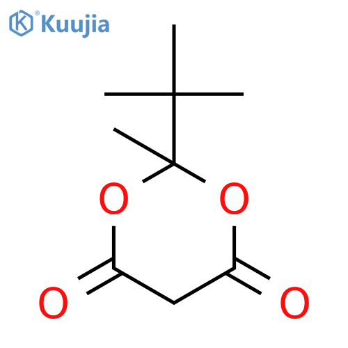 2-tert-butyl-2-methyl-1,3-dioxane-4,6-dione structure