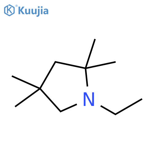 Pyrrolidine, 1-ethyl-2,2,4,4-tetramethyl- structure