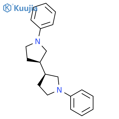 3,3'-BIPYRROLIDINE, 1,1'-DIPHENYL-, (R*,S*)- structure
