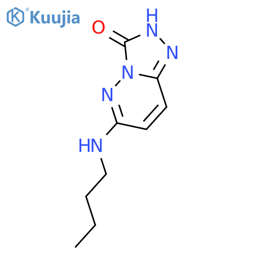 1,2,4-Triazolo[4,3-b]pyridazin-3(2H)-one, 6-(butylamino)- structure