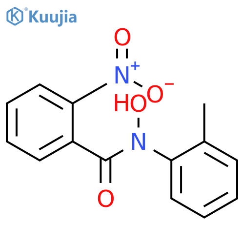 Benzamide, N-hydroxy-N-(2-methylphenyl)-2-nitro- structure